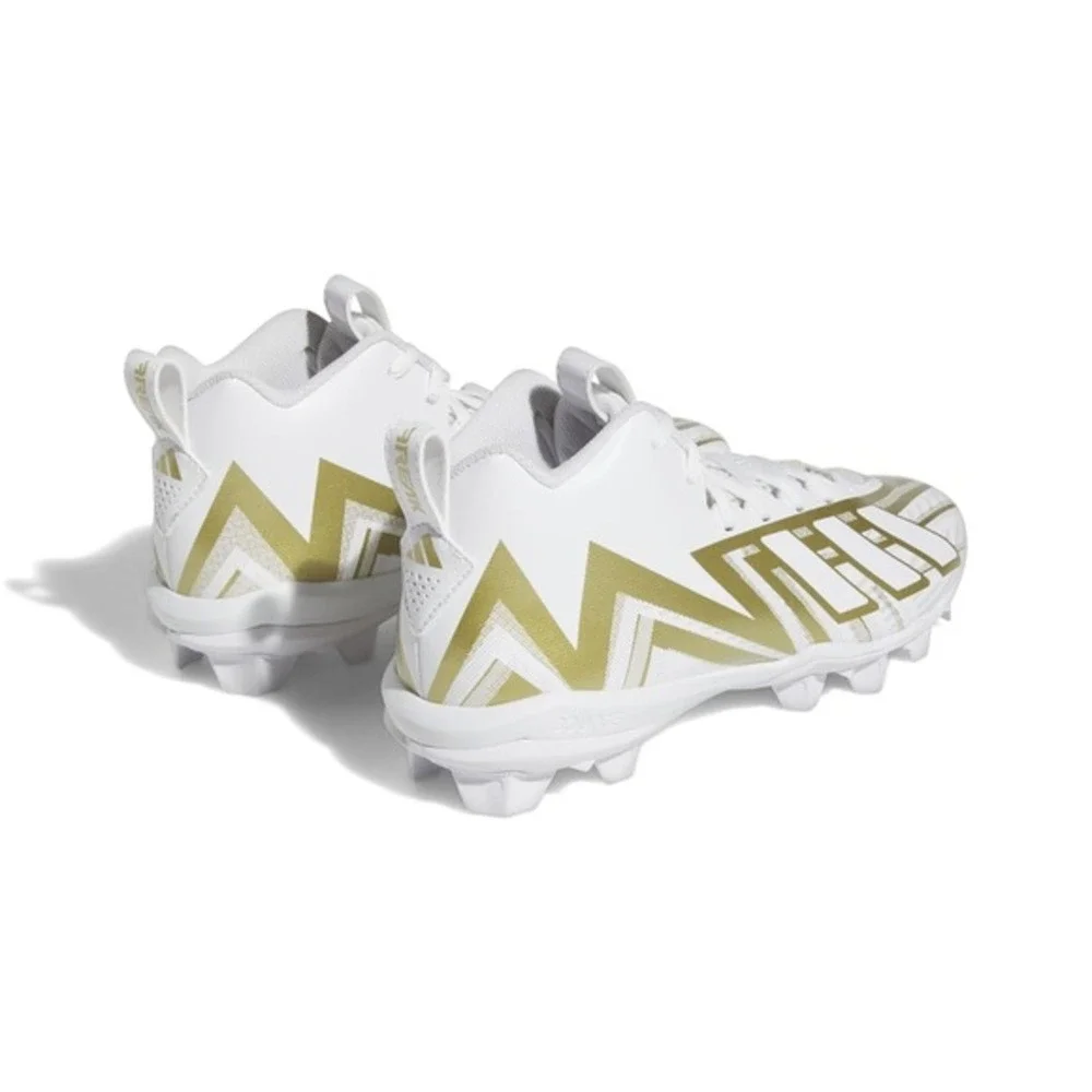 Men's‎ Freak Spark 23 Football Cleats by adidas White Gold Size 9 New With Box